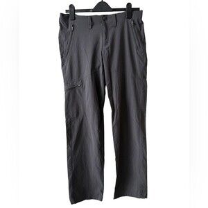 The North Face Womens Hiking Pants Size 10 Charcoal Lightweight Stretch